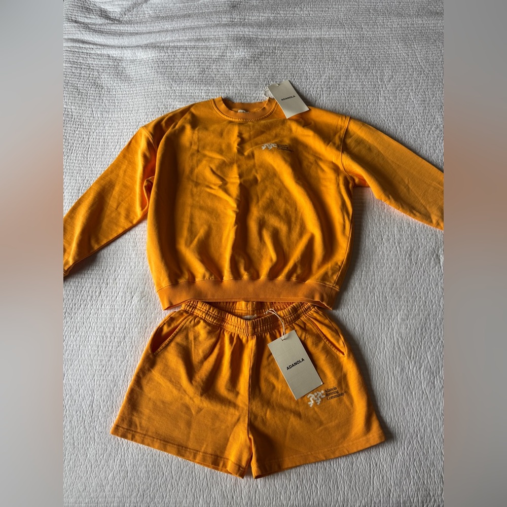 Adanola Vibrant Orange Activewear Set